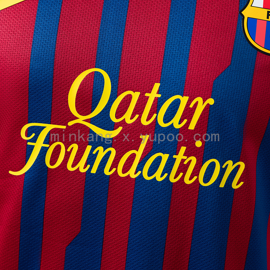 Barcelona 11/12 Home Player Version Retro Jersey S-3XL 6