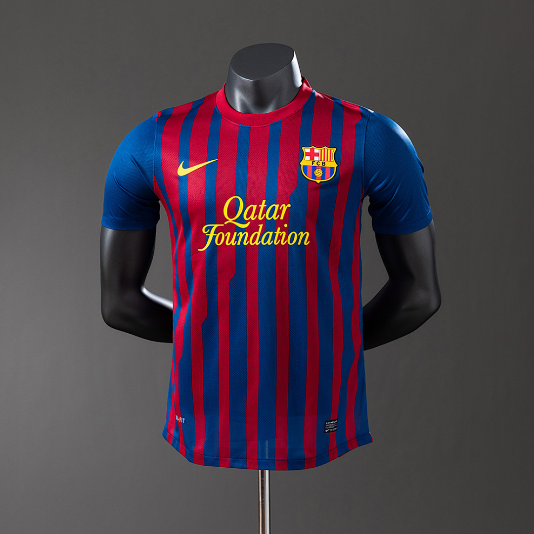 Barcelona 11/12 Home Player Version Retro Jersey S-3XL 9