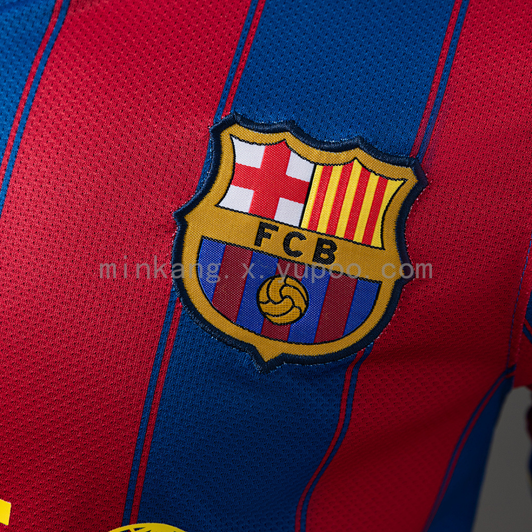 Barcelona 09/10 Home Player Version Retro Jersey S-3XL 5