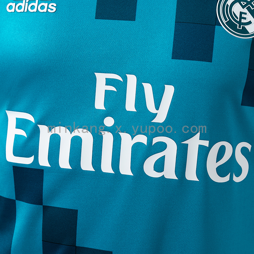 Real Madrid 17/18 Third Away Player Version Retro Jersey S-3XL 6