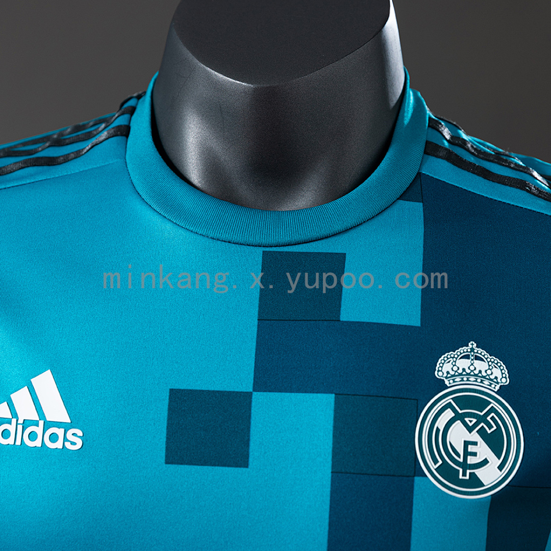 Real Madrid 17/18 Third Away Player Version Retro Jersey S-3XL 7