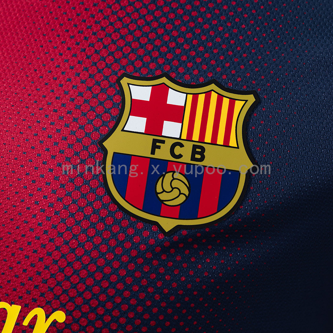 Barcelona 12/13 Home Player Version Retro Jersey S-3XL 5