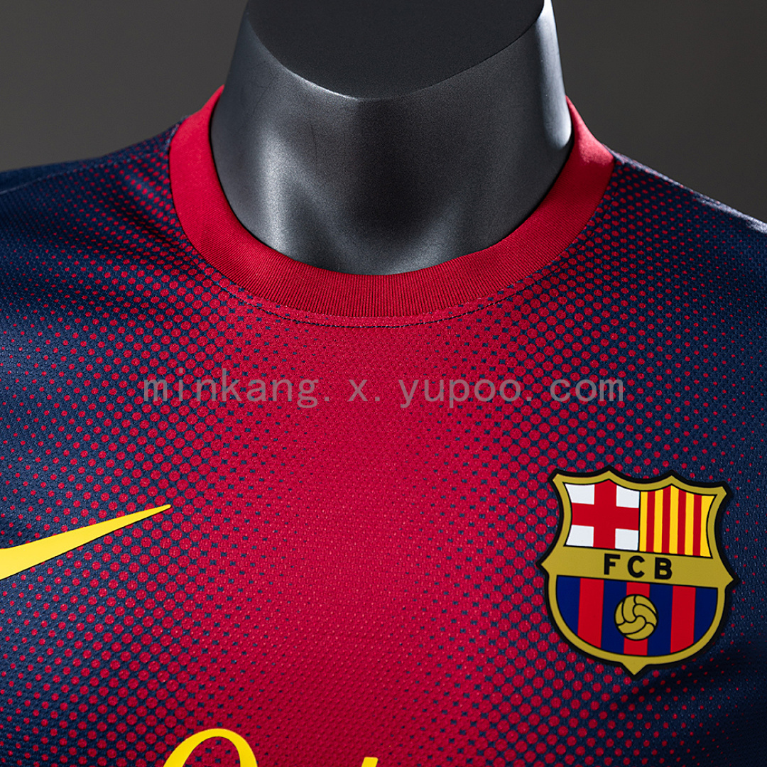 Barcelona 12/13 Home Player Version Retro Jersey S-3XL 7