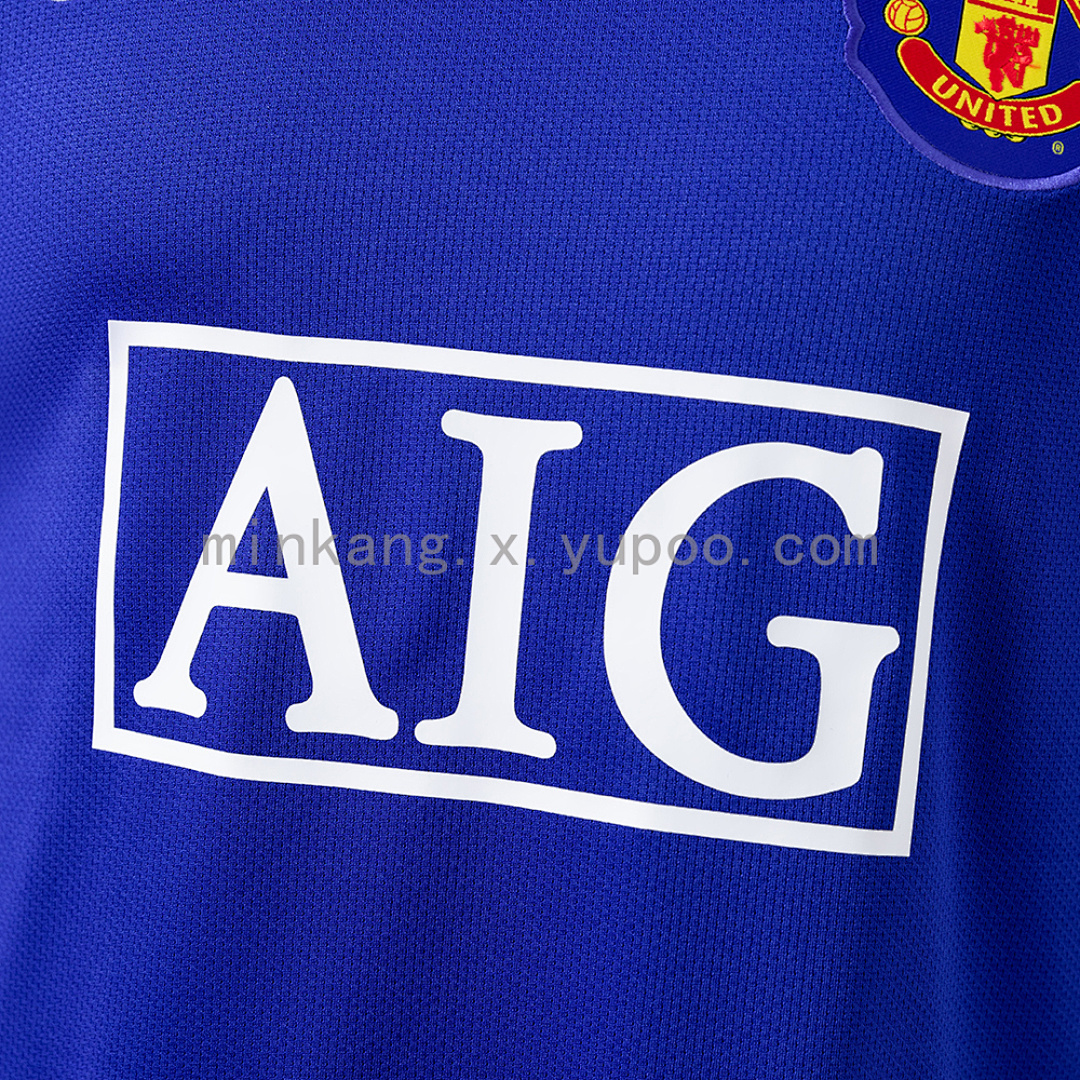 M-U 08/09 Third Away Player Version Retro Jersey S-3XL 6