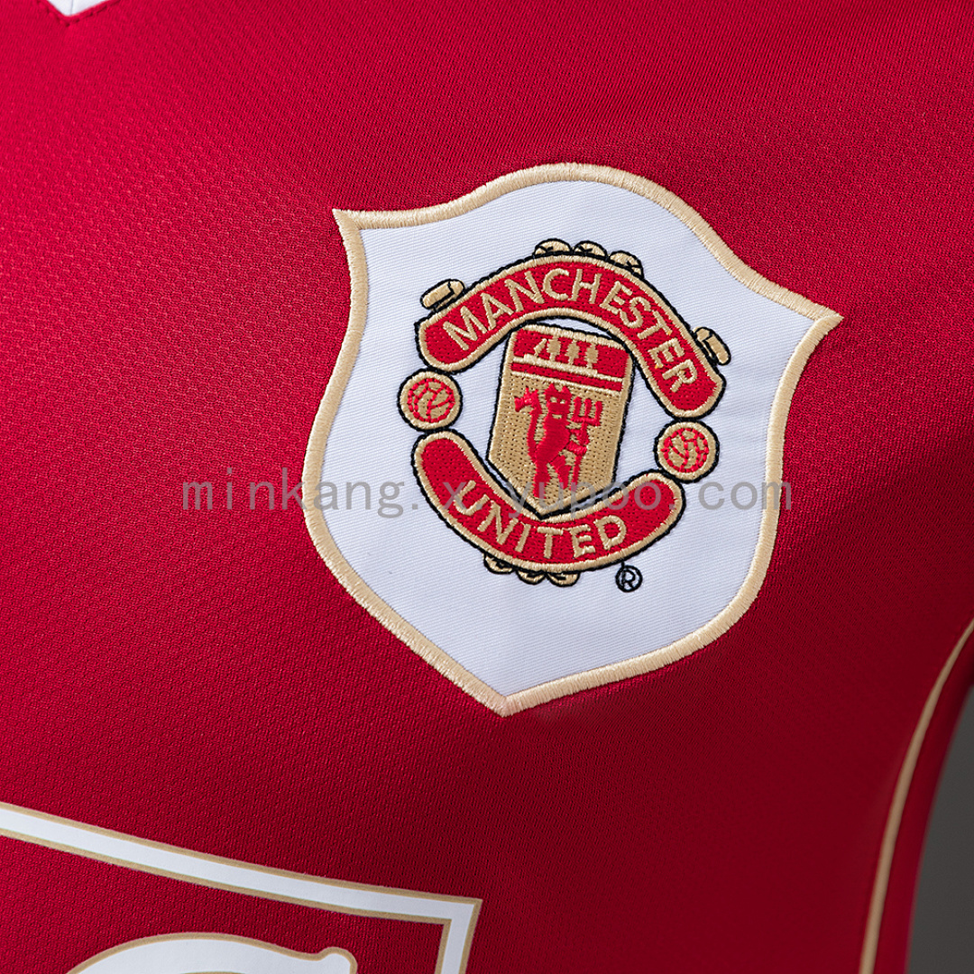 M-U 06/07 Home Player Version Retro Jersey S-3XL 5