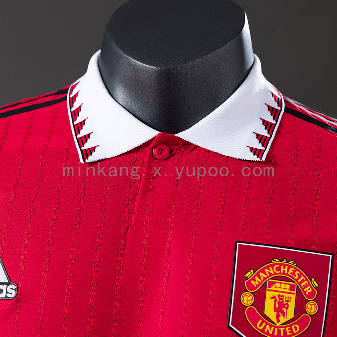 M-U 22/23 Home Player Version Retro Jersey S-3XL 7
