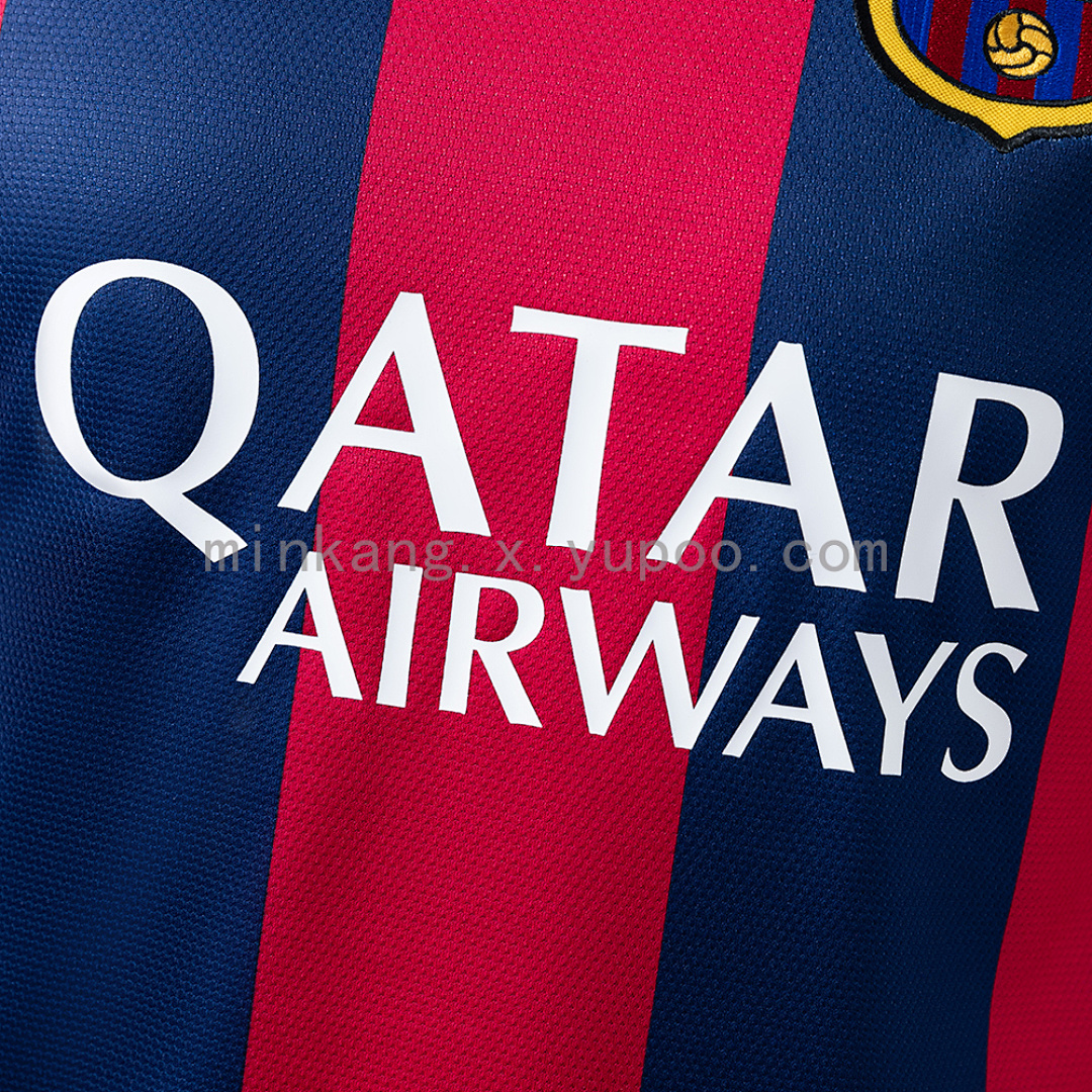 Barcelona 14/15 Home Player Version Retro Jersey S-3XL 6