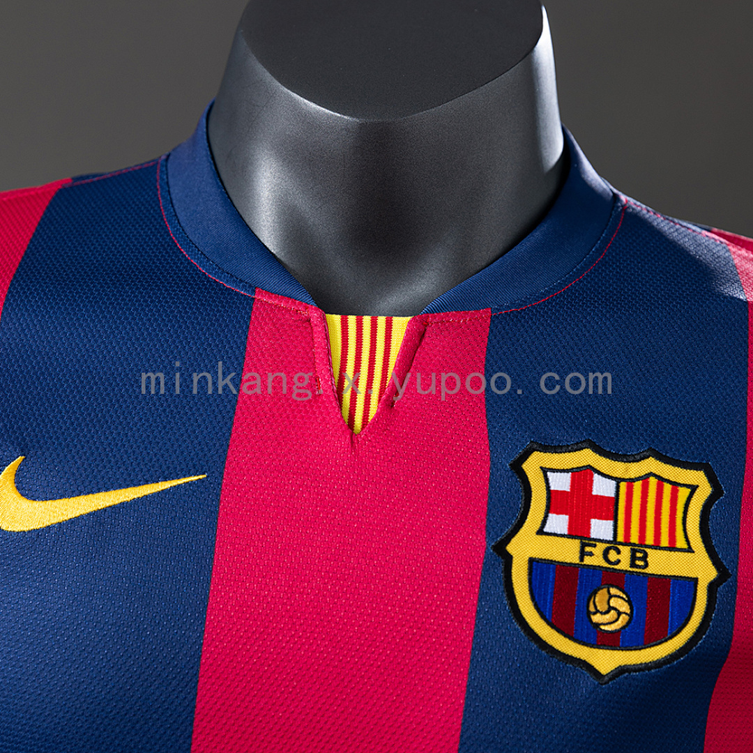 Barcelona 14/15 Home Player Version Retro Jersey S-3XL 7