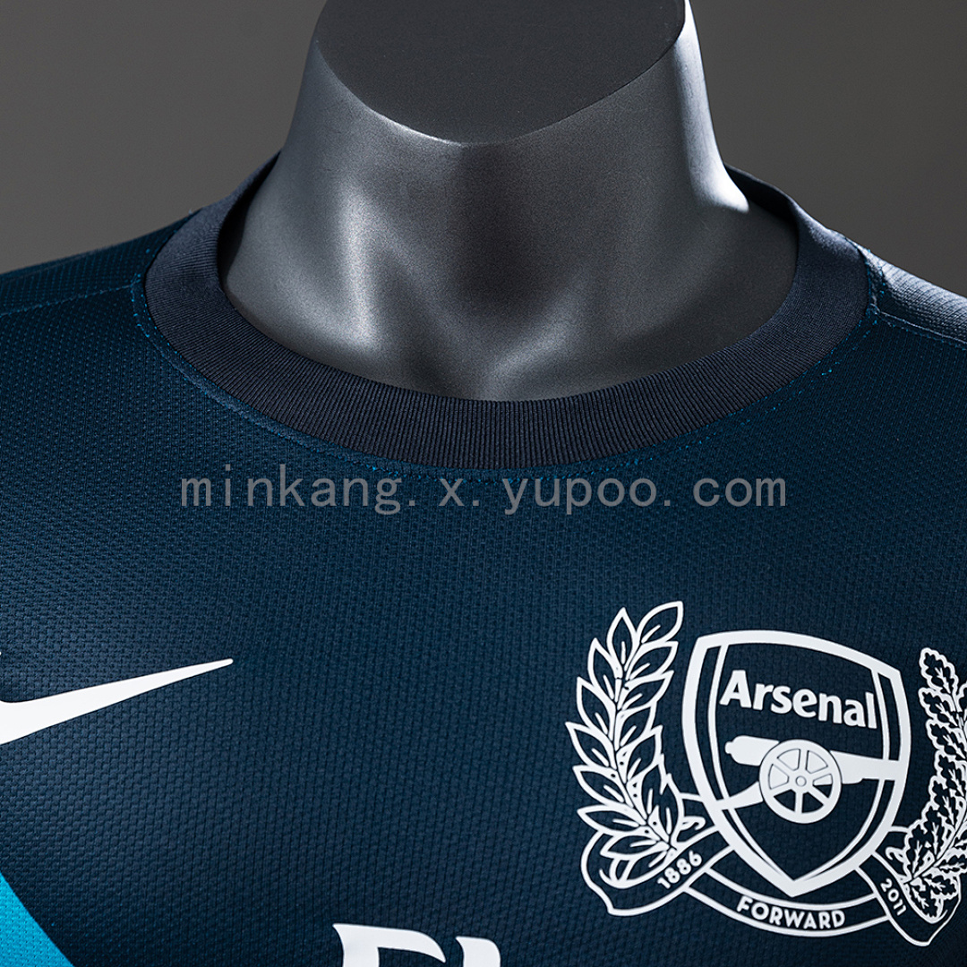 Arsenal 11/12 Away Long Sleeve Player Version Retro Jersey S-3XL 8