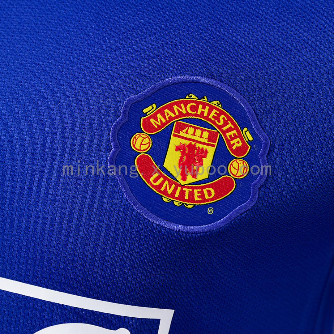 M-U 08/09 Third Away Long Sleeve Player Version Retro Jersey S-3XL 5