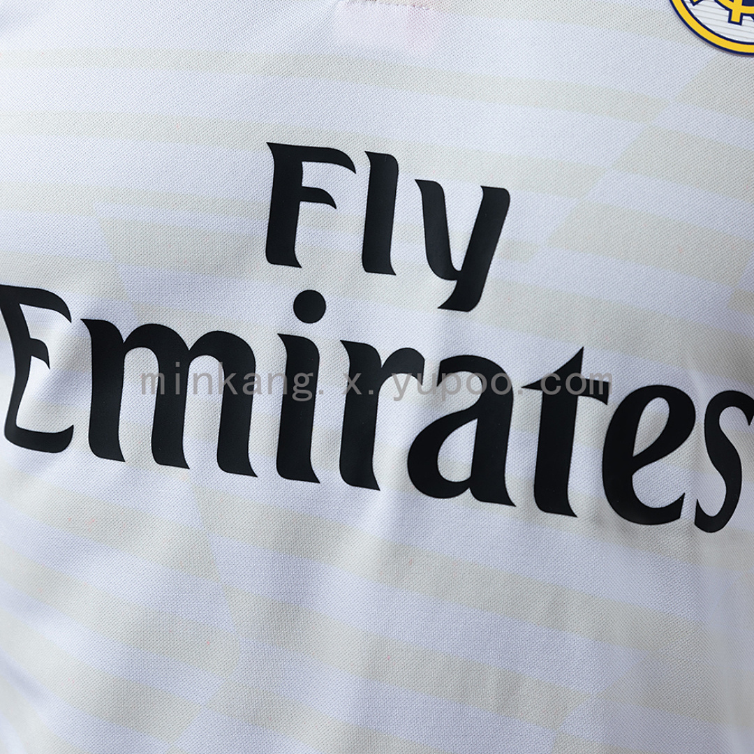Real Madrid 14/15 Home Long Sleeve Player Version Retro Jersey S-3XL 6