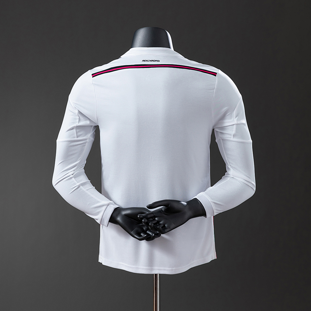 Real Madrid 14/15 Home Long Sleeve Player Version Retro Jersey S-3XL 8