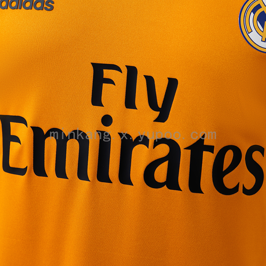Real Madrid 13/14 Third Away Long Sleeve Player Version Retro Jersey S-3XL 6