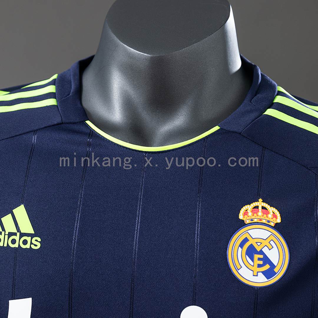 Real Madrid 12/13 Away Long Sleeve Player Version Retro Jersey S-3XL 7