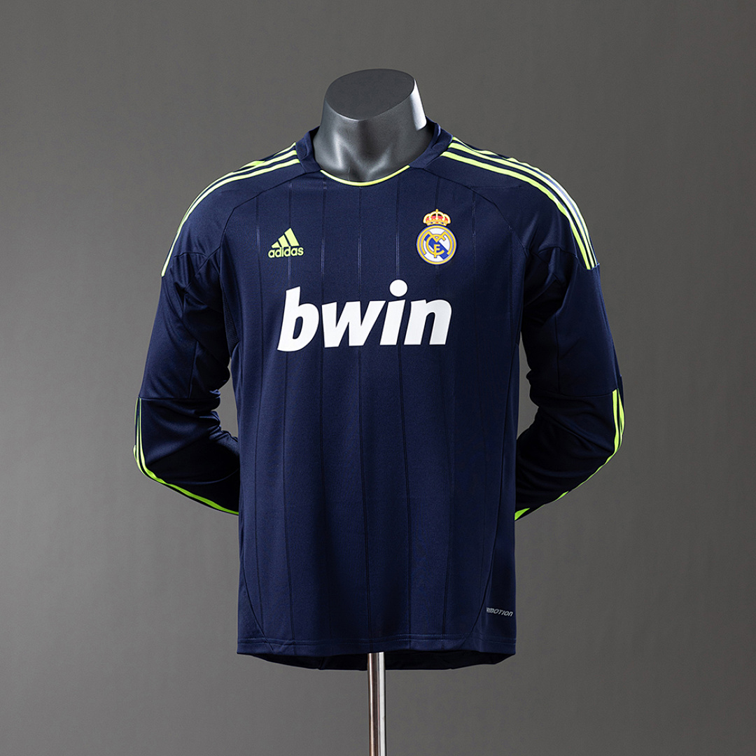 Real Madrid 12/13 Away Long Sleeve Player Version Retro Jersey S-3XL 9