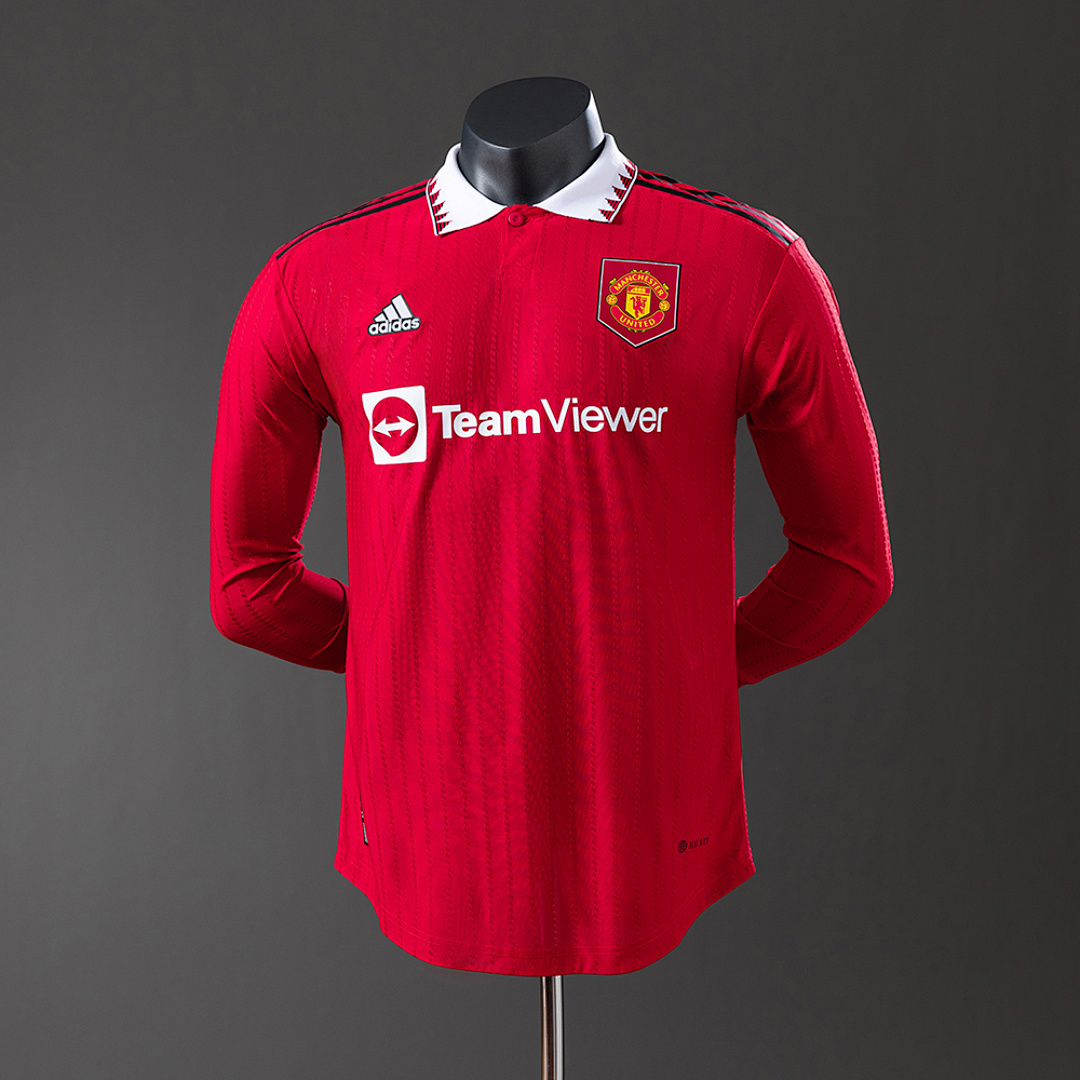 M-U 22/23 Home Long Sleeve Player Version Retro Jersey S-3XL 9