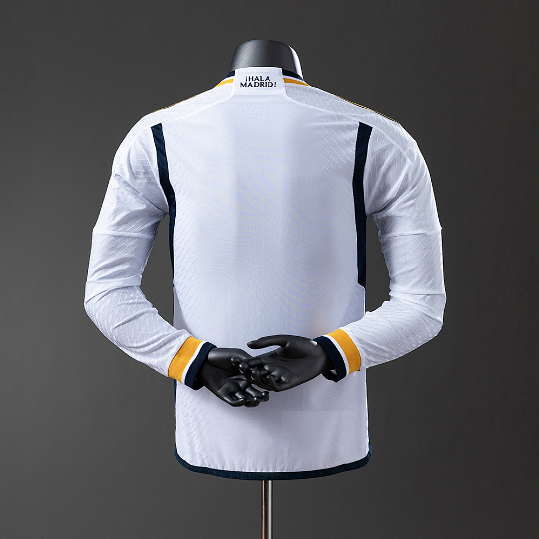 Real Madrid 23/24 Home Long Sleeve Player Version Jersey S-3XL 8