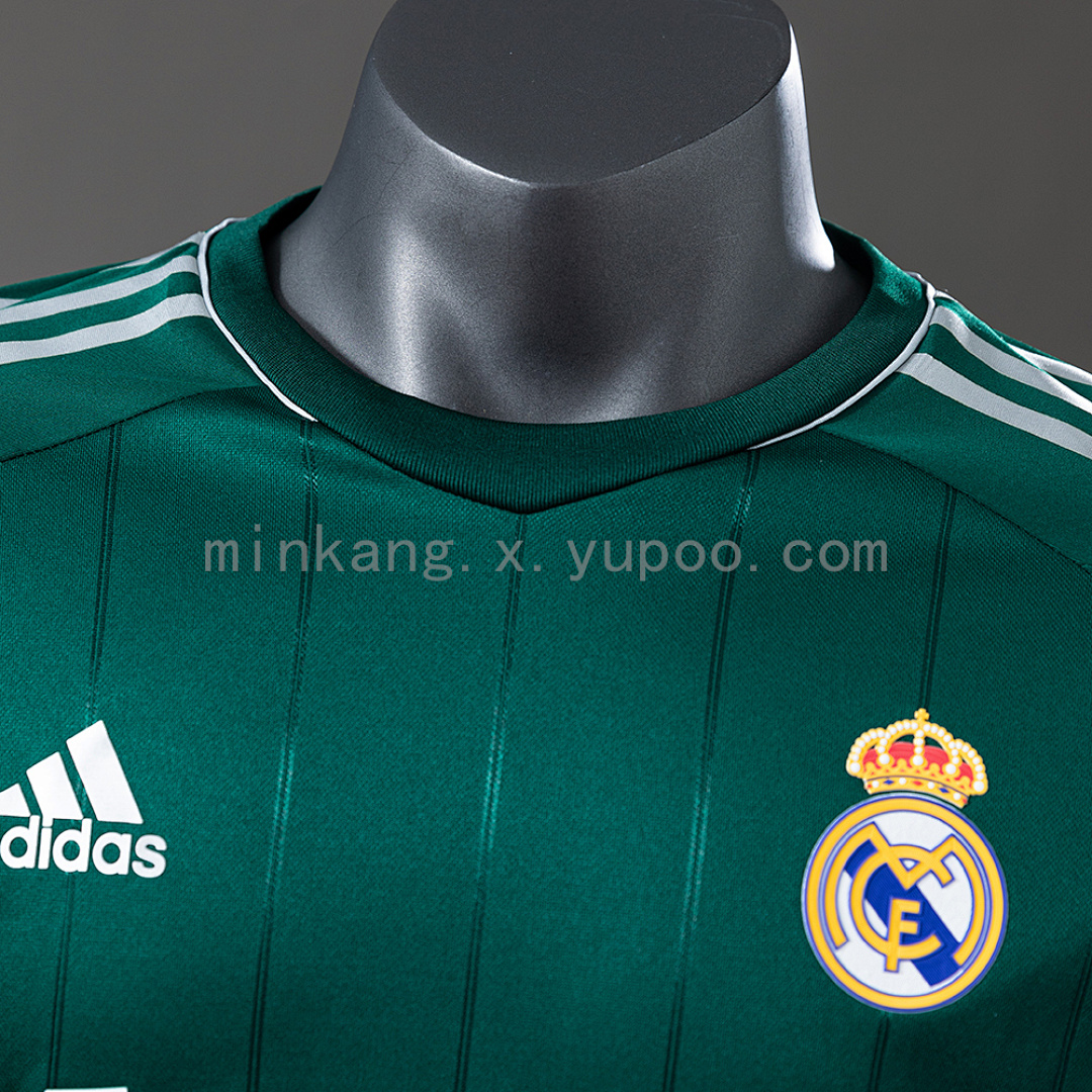 Real Madrid 12/13 Third Away Long Sleeve Player Version Retro Jersey S-3XL 8