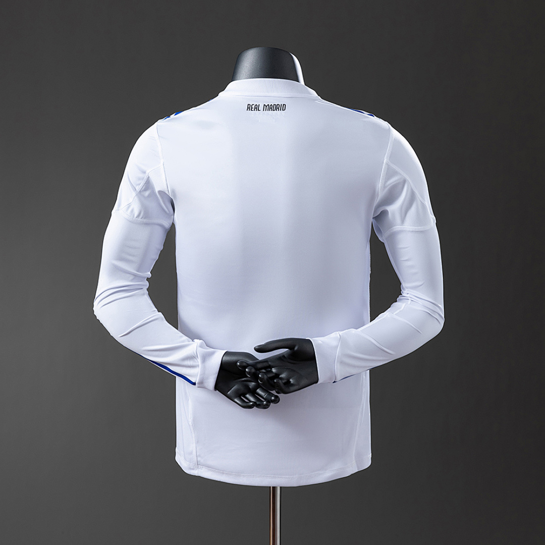Real Madrid 10/11 Home Long Sleeve Player Version Retro Jersey S-3XL 8