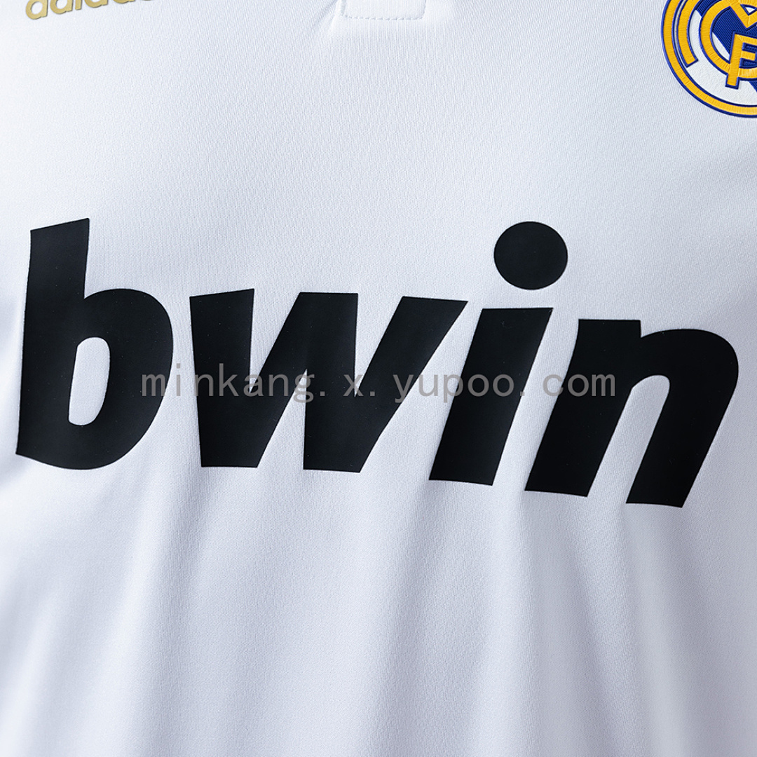 Real Madrid 11/12 Home Long Sleeve Player Version Retro Jersey S-3XL 5