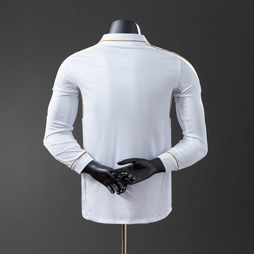 Real Madrid 11/12 Home Long Sleeve Player Version Retro Jersey S-3XL 7