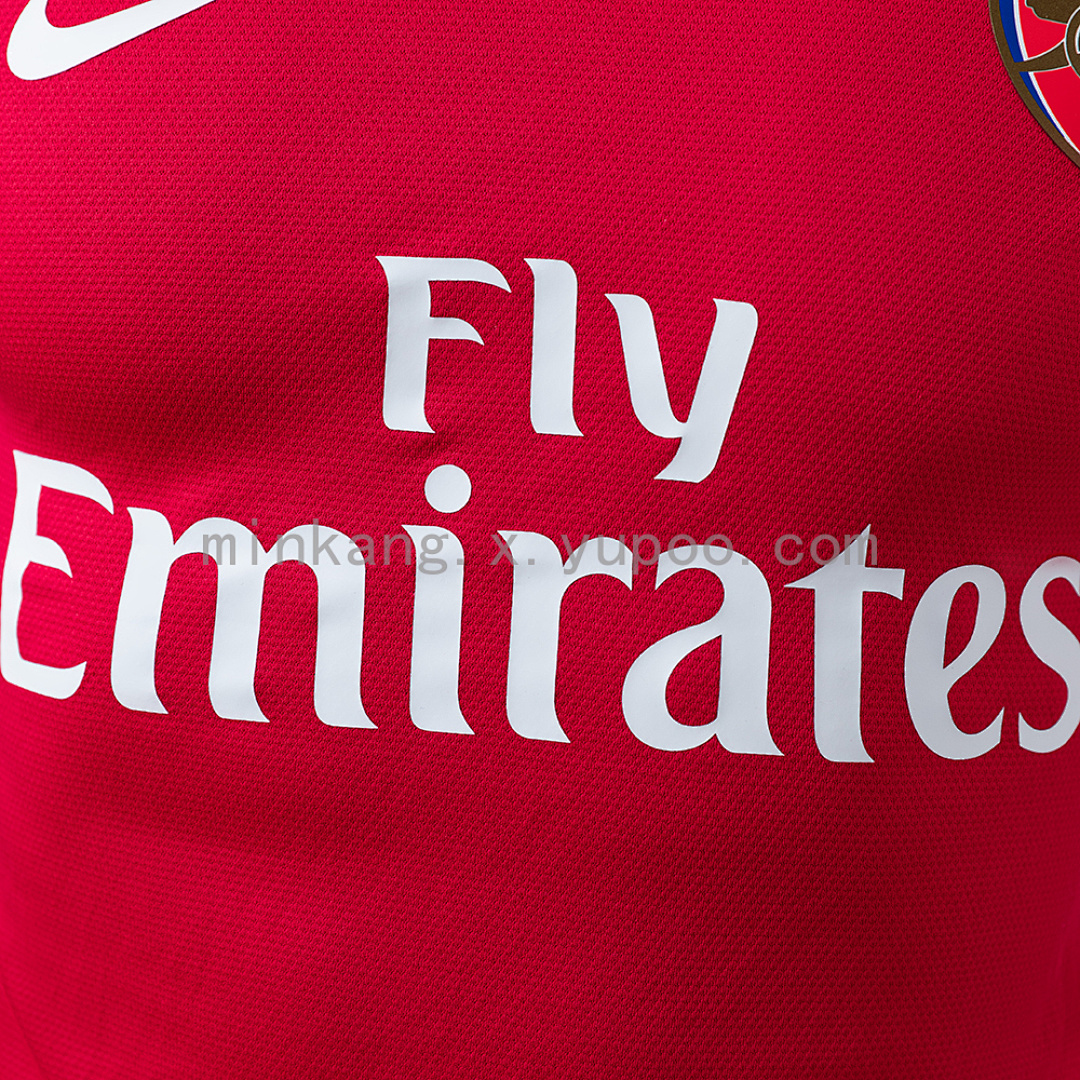 Arsenal 12/13 Home Long Sleeve Player Version Retro Jersey S-3XL 5