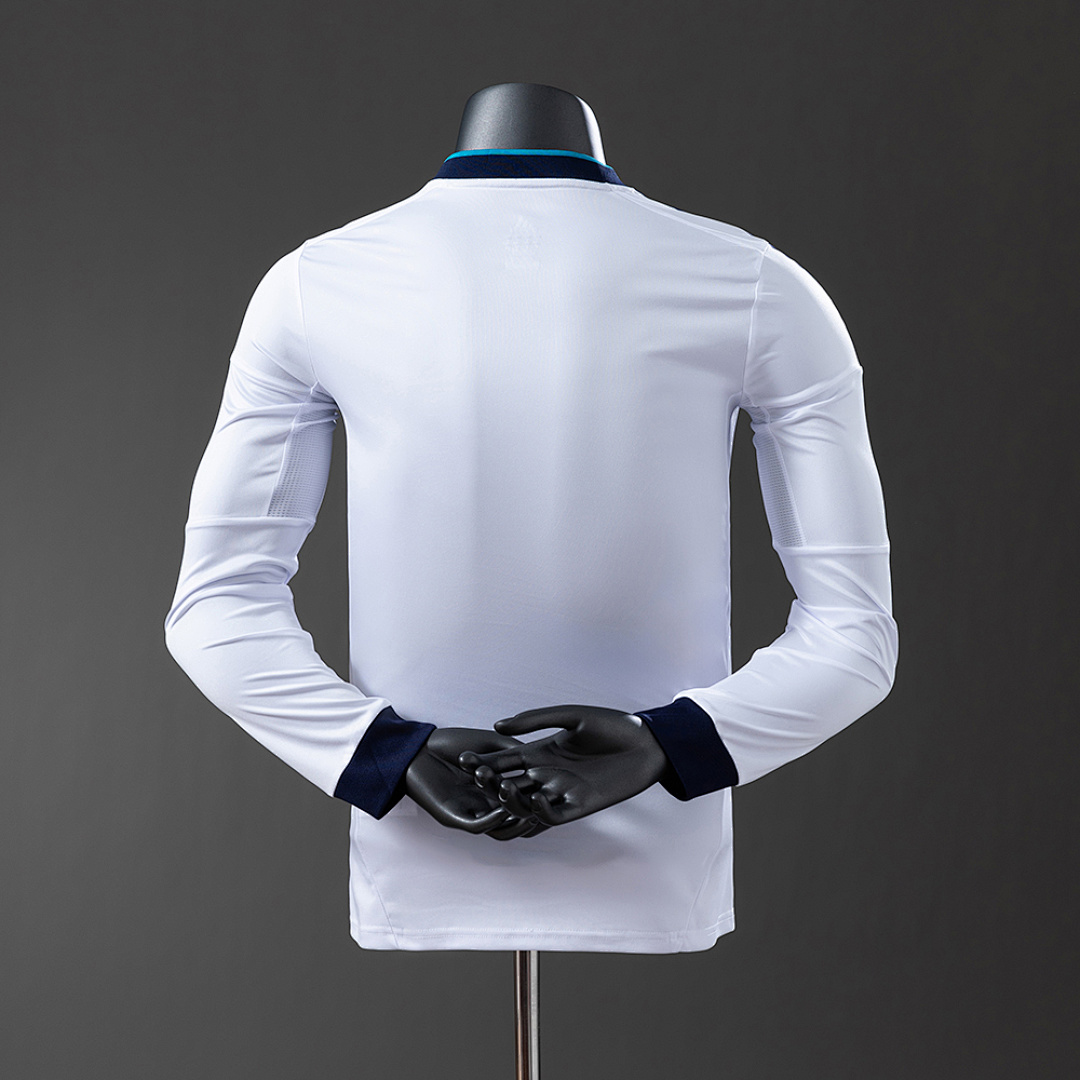 Real Madrid 12/13 Home Long Sleeve Player Version Retro Jersey S-3XL 3