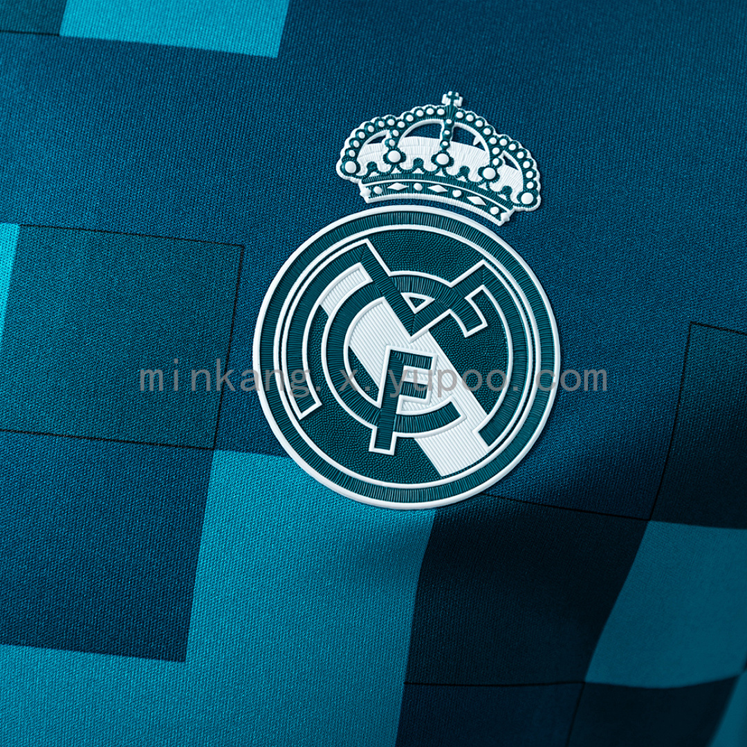 Real Madrid 17/18 Third Away Long Sleeve Player Version Retro Jersey S-3XL 6