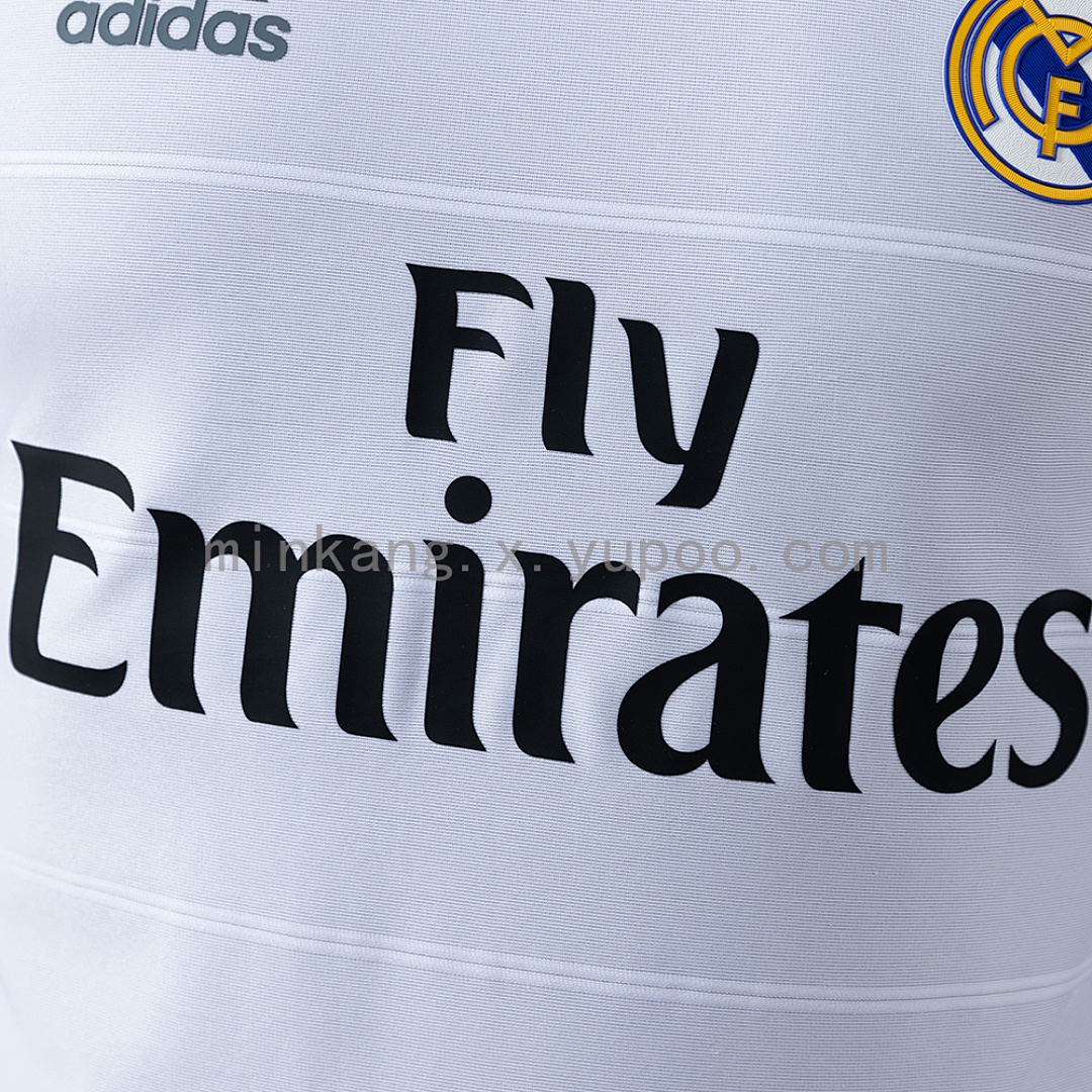 Real Madrid 13/14 Home Long Sleeve Player Version Retro Jersey S-3XL 6