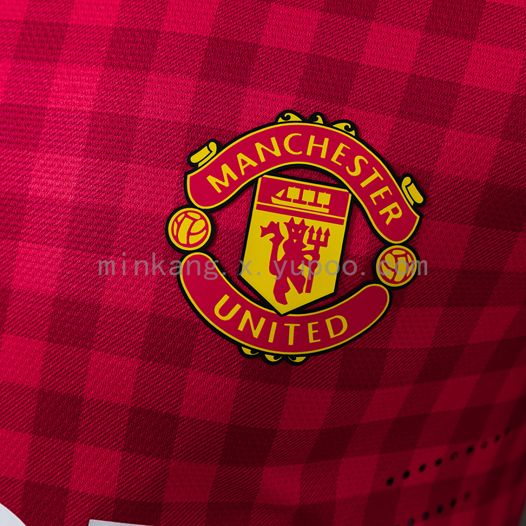 M-U 12/13 Home Long Sleeve Player Version Retro Jersey S-3XL 5