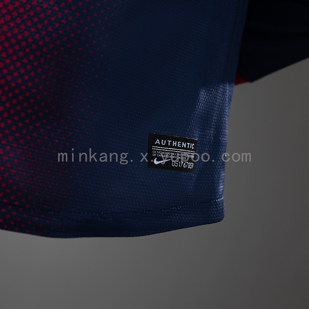 Barcelona 12/13 Home Long Sleeve Player Version Retro Jersey S-3XL 3