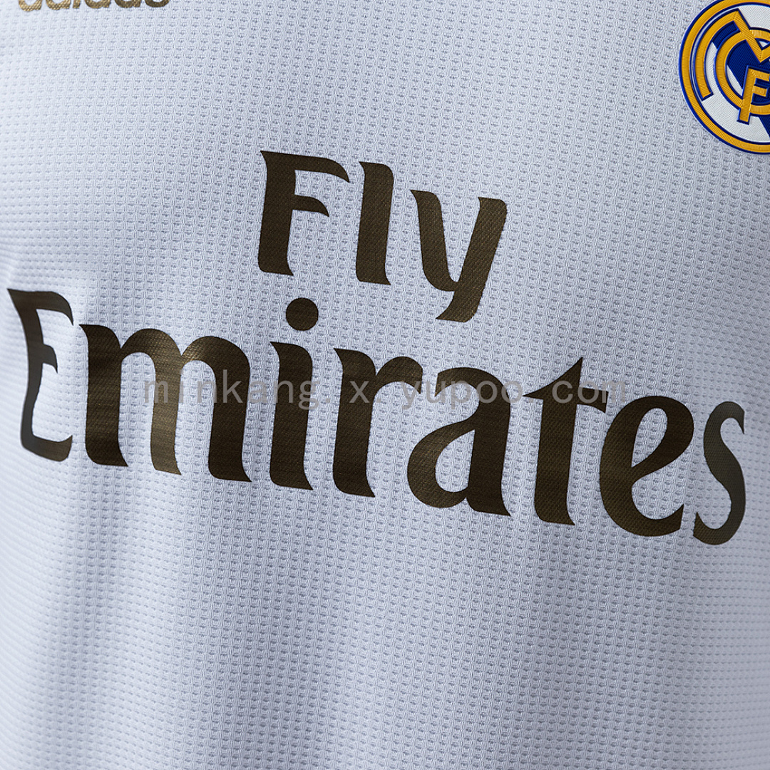 Real Madrid 19/20 Home Long Sleeve Player Version Retro Jersey S-3XL 6