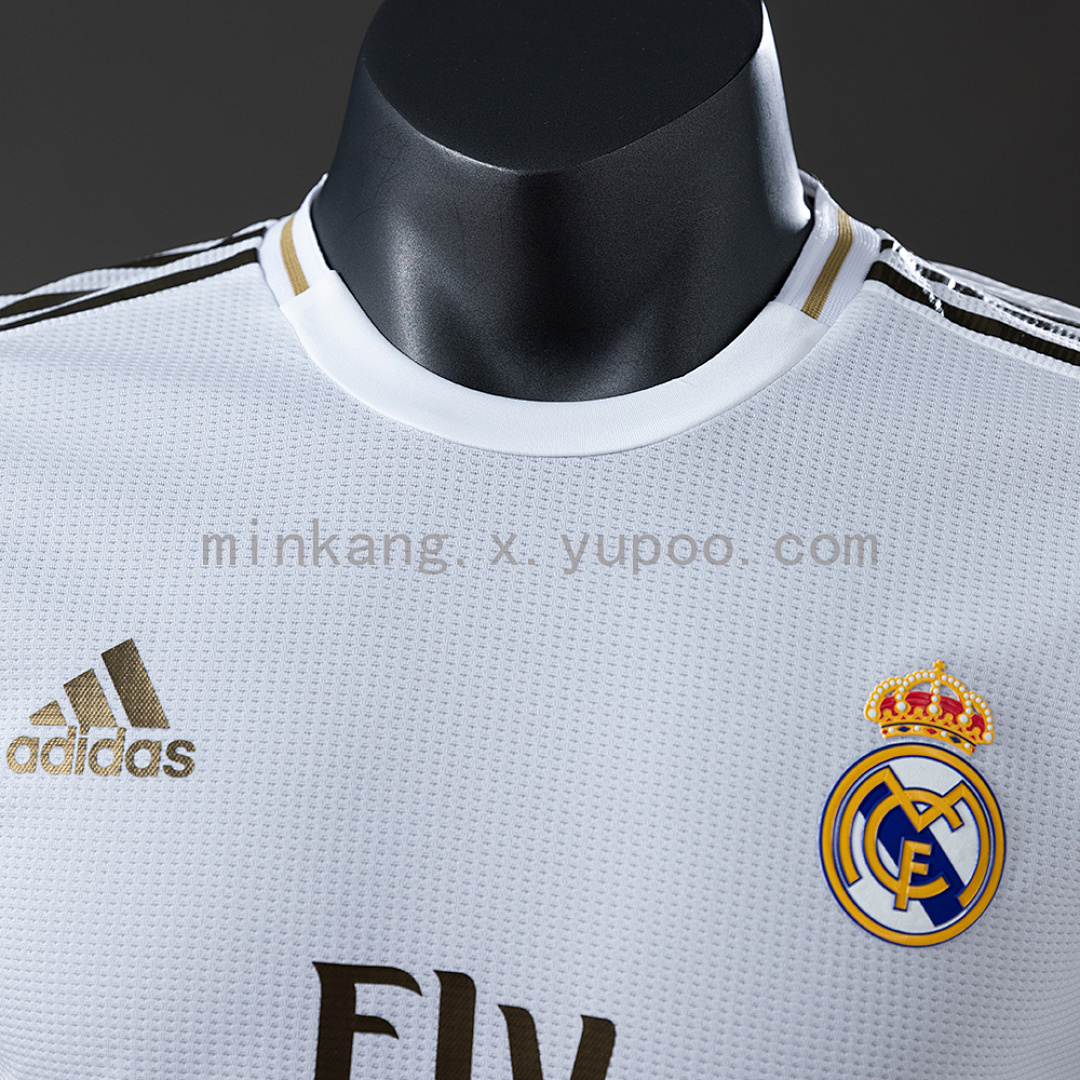 Real Madrid 19/20 Home Long Sleeve Player Version Retro Jersey S-3XL 7