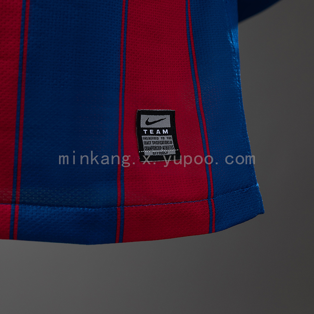 Barcelona 09/10 Home Long Sleeve Player Version Retro Jersey S-3XL 3