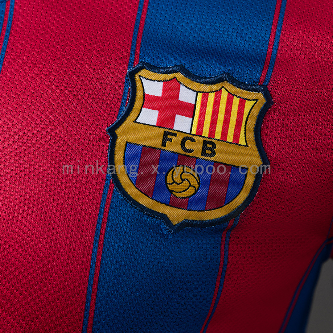 Barcelona 09/10 Home Long Sleeve Player Version Retro Jersey S-3XL 5