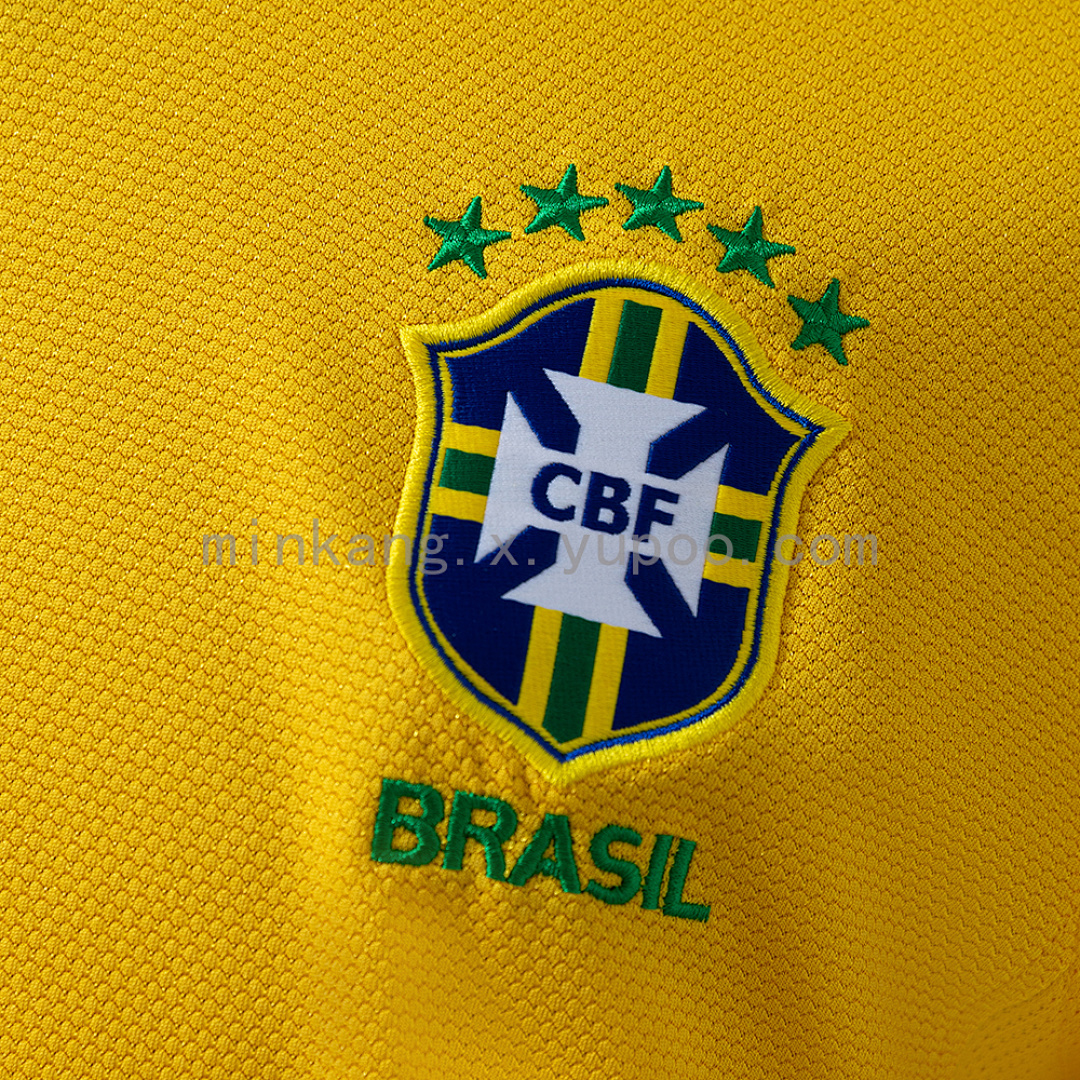Brazil 12/13 Home Retro Jersey S-XXL 5