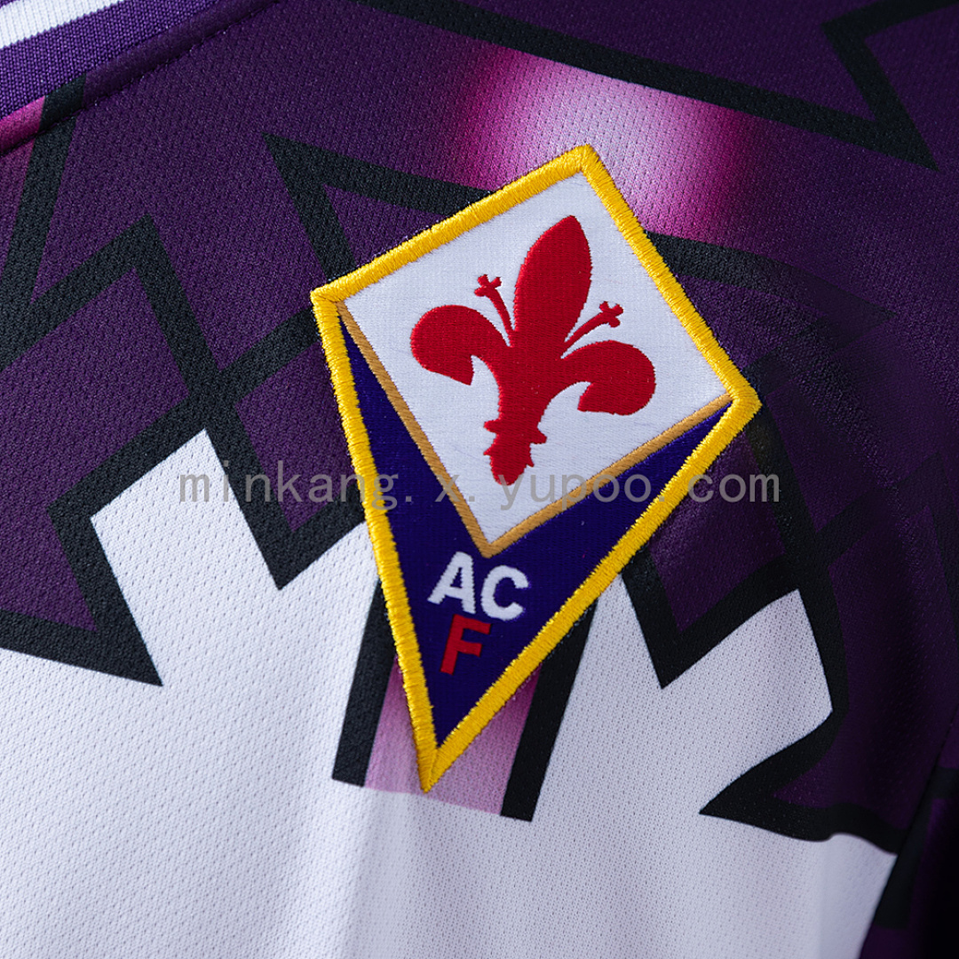 Fiorentina 92/93 Away Long Sleeve Retro Jersey S-XXL 6