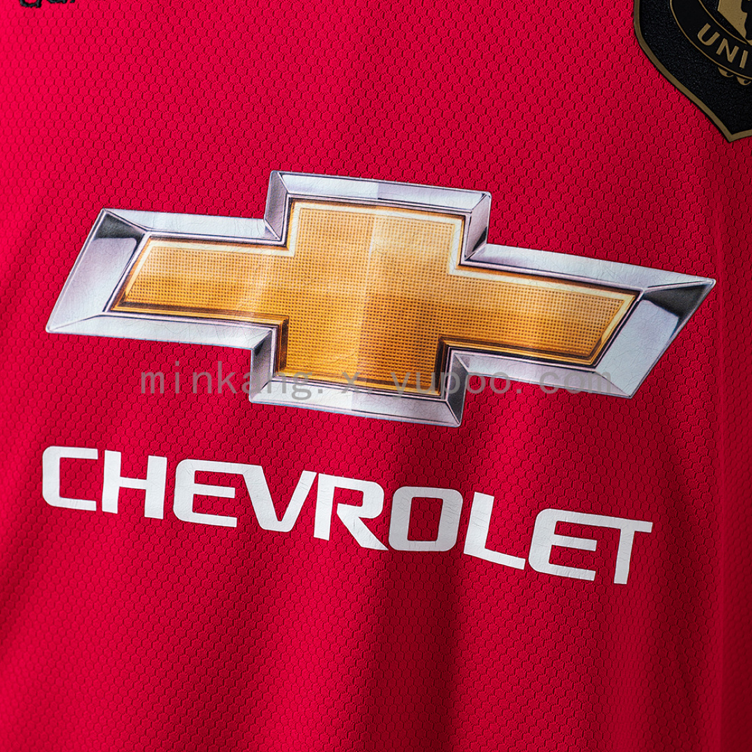 M-U 19/20 Home Long Sleeve Retro Jersey S-XXL 6