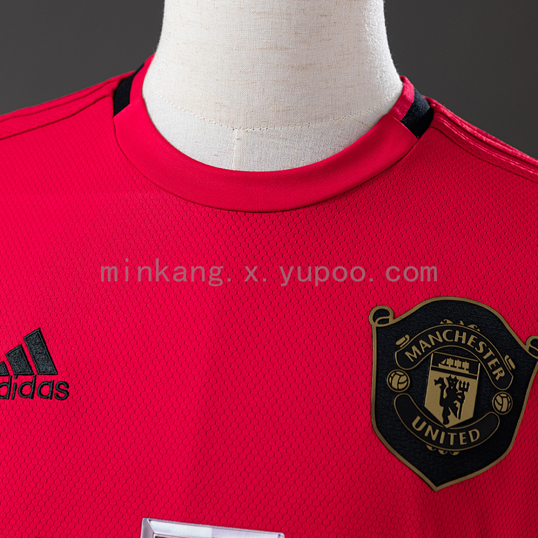 M-U 19/20 Home Long Sleeve Retro Jersey S-XXL 7