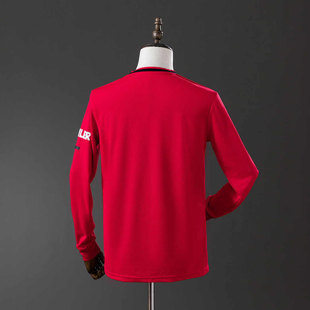 M-U 19/20 Home Long Sleeve Retro Jersey S-XXL 8