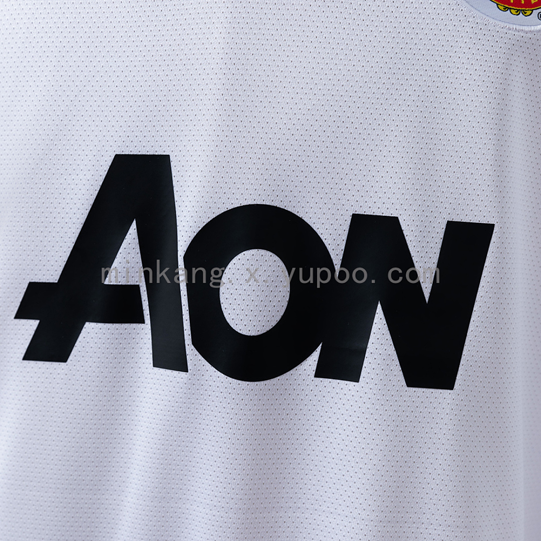 M-U 10/11 Away Long Sleeve Retro Jersey S-XXL 6
