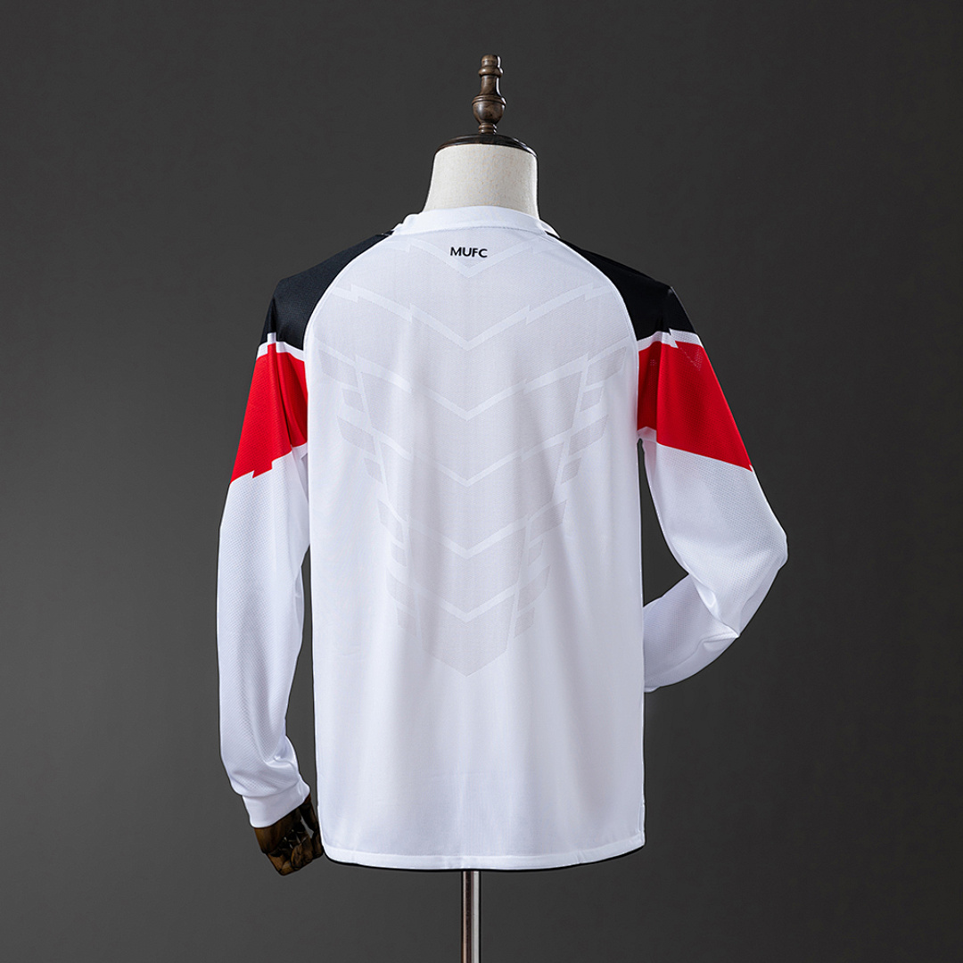 M-U 10/11 Away Long Sleeve Retro Jersey S-XXL 8
