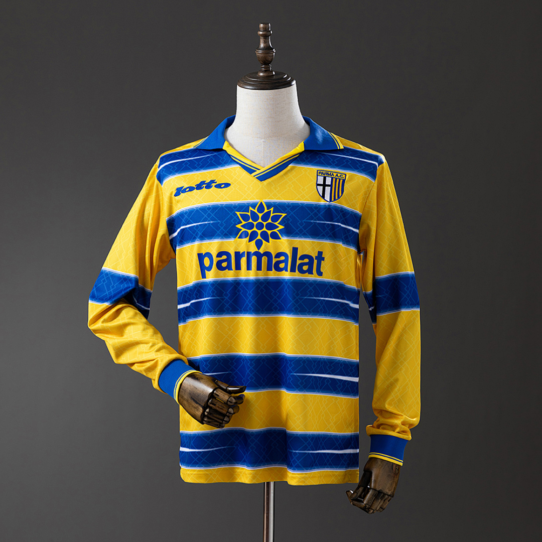 Parma 98/99 Home Long Sleeve Retro Jersey S-XXL 8