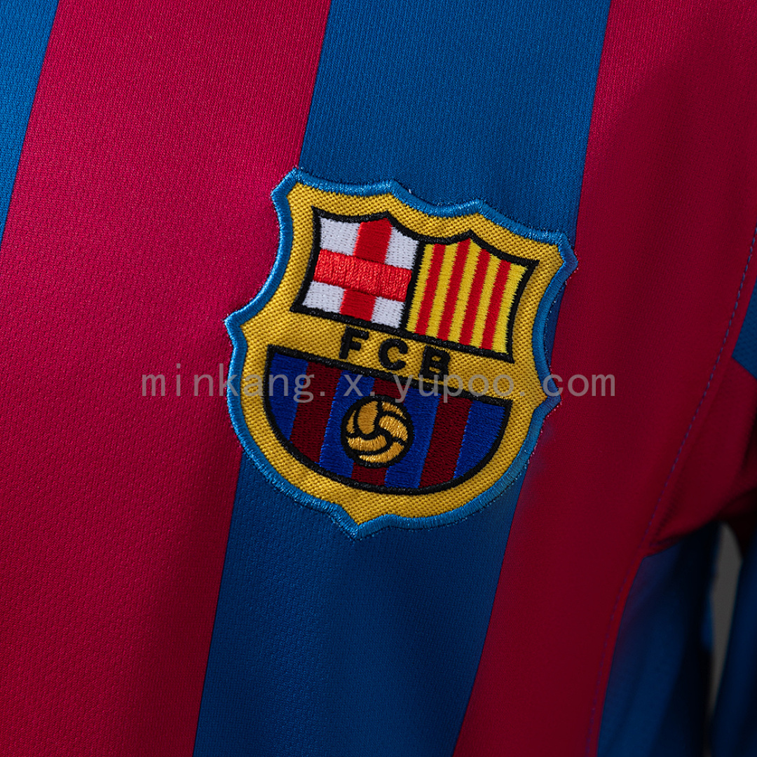 Barcelona 05/06 Home (UEFA Champions League Edition) Retro Jersey S-XXL 4
