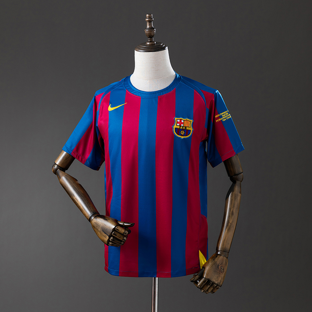 Barcelona 05/06 Home (UEFA Champions League Edition) Retro Jersey S-XXL 7
