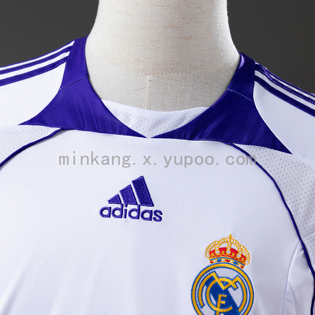 Real Madrid 07/08 Home Retro Jersey S-XXL 7