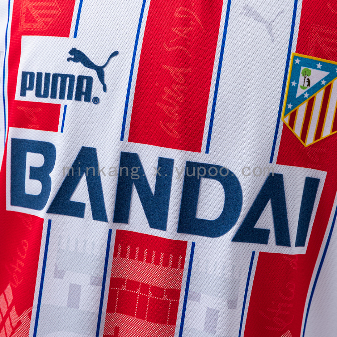 Atletico Madrid 96/97 Home Retro Jersey S-XXL 5
