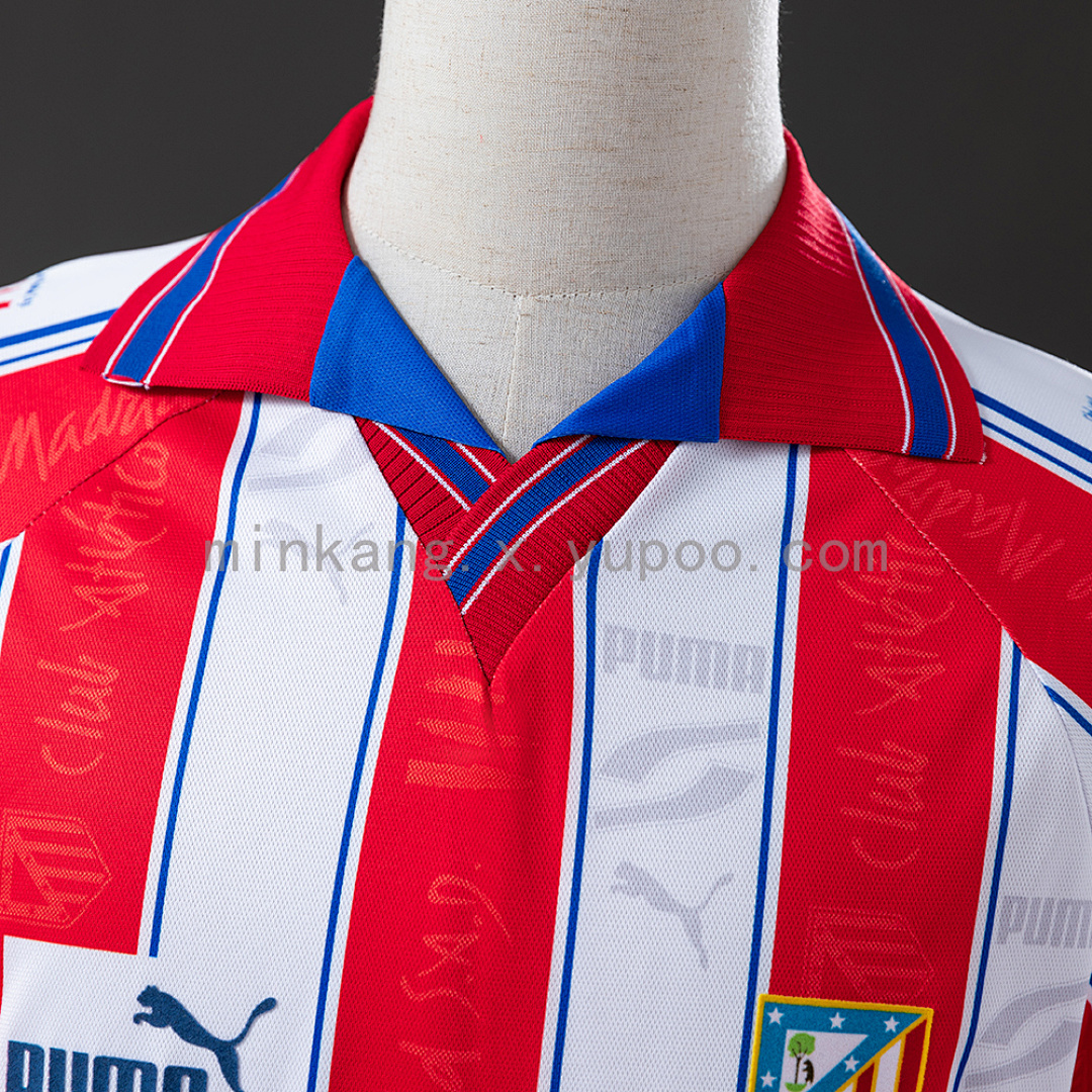 Atletico Madrid 96/97 Home Retro Jersey S-XXL 4