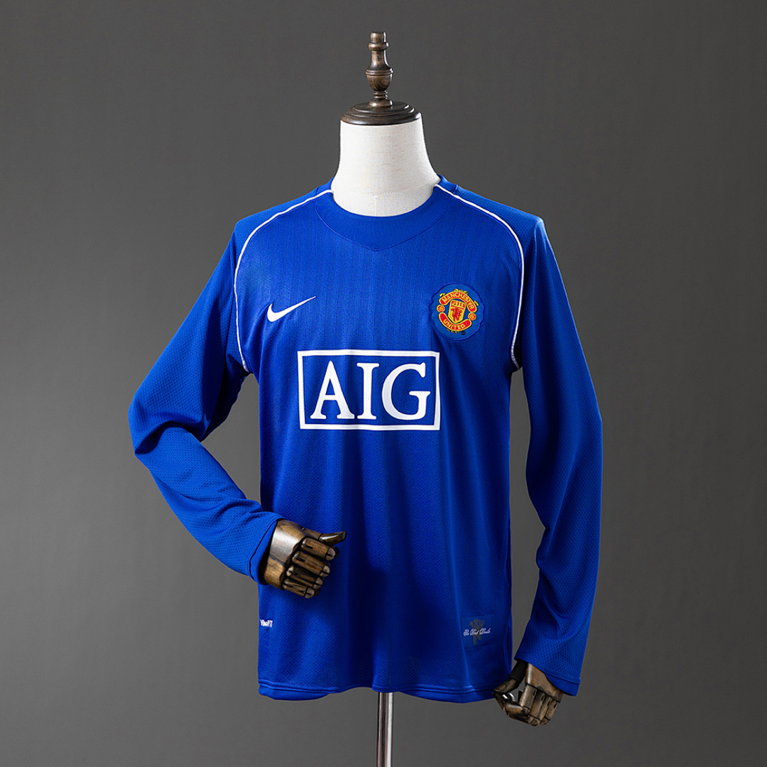 M-U 07/08 Goalkeeper Long Sleeve Retro Jersey S-XXL 2