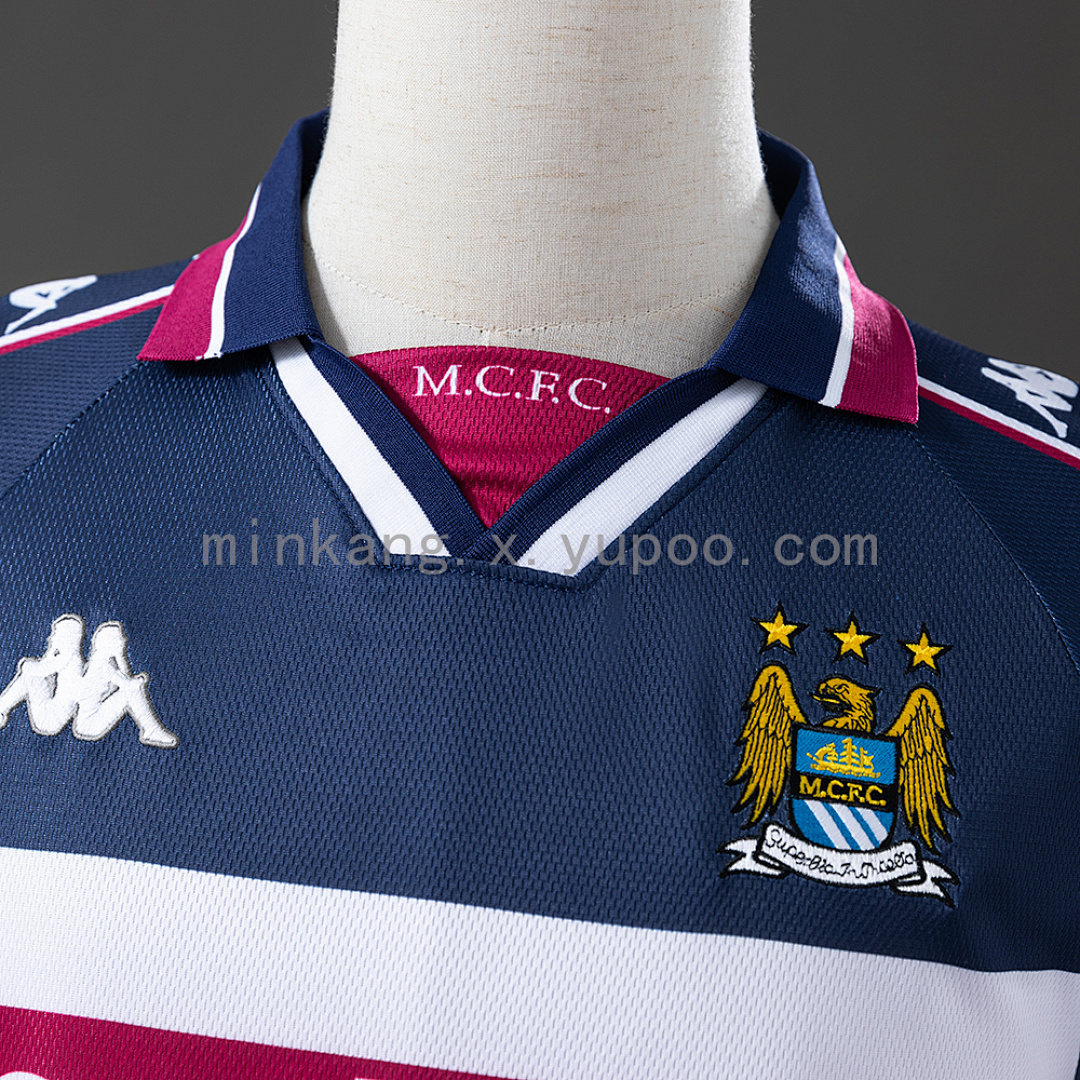 Manchester City 97/98 Away Long Sleeve Retro Jersey S-XXL 4